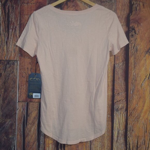 New! United By Blue Women's sz L Tee The Mountains Are Calling - Blush - Picture 5 of 7